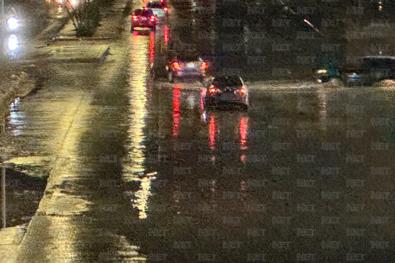 Así luce la carretera Juárez Porvenir inundada