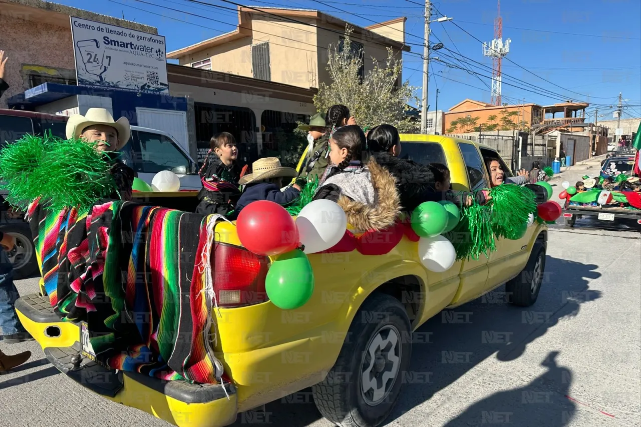 Inician escuelas los festejos revolucionarios en Juárez