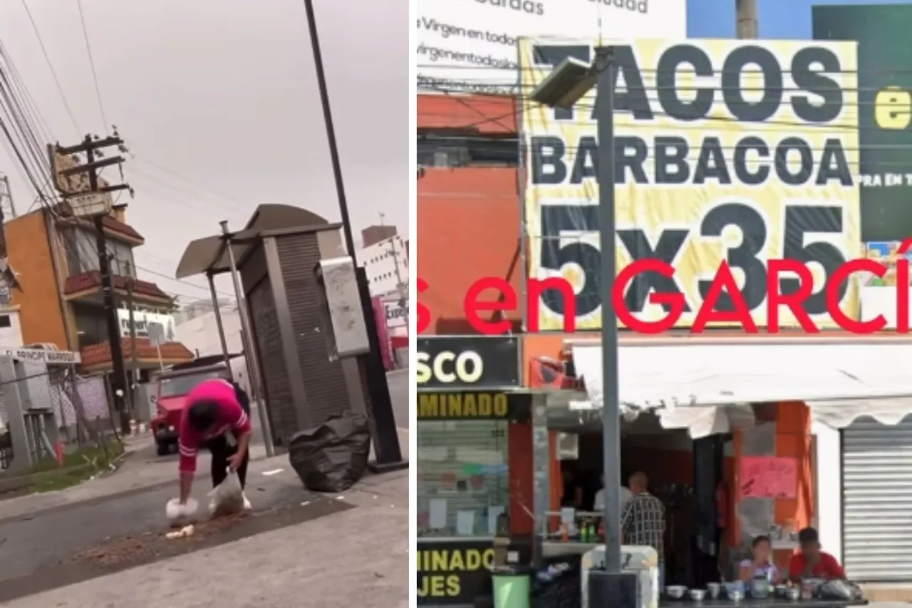 Se les cae barbacoa a alcantarilla y dueño les ordena recogerla para venderla