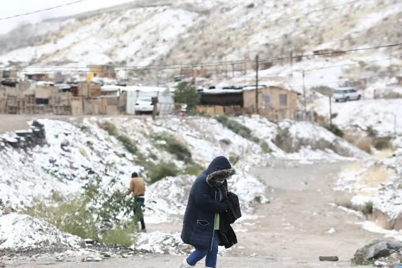 Registra El Vergel temperatura más baja en el estado con -9°C