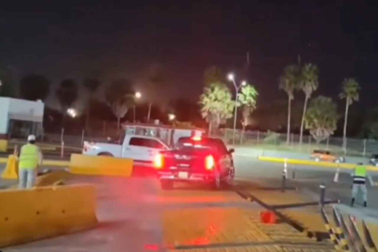 Video: Conductor escapa de revisión aduanal de la GN en puente internacional