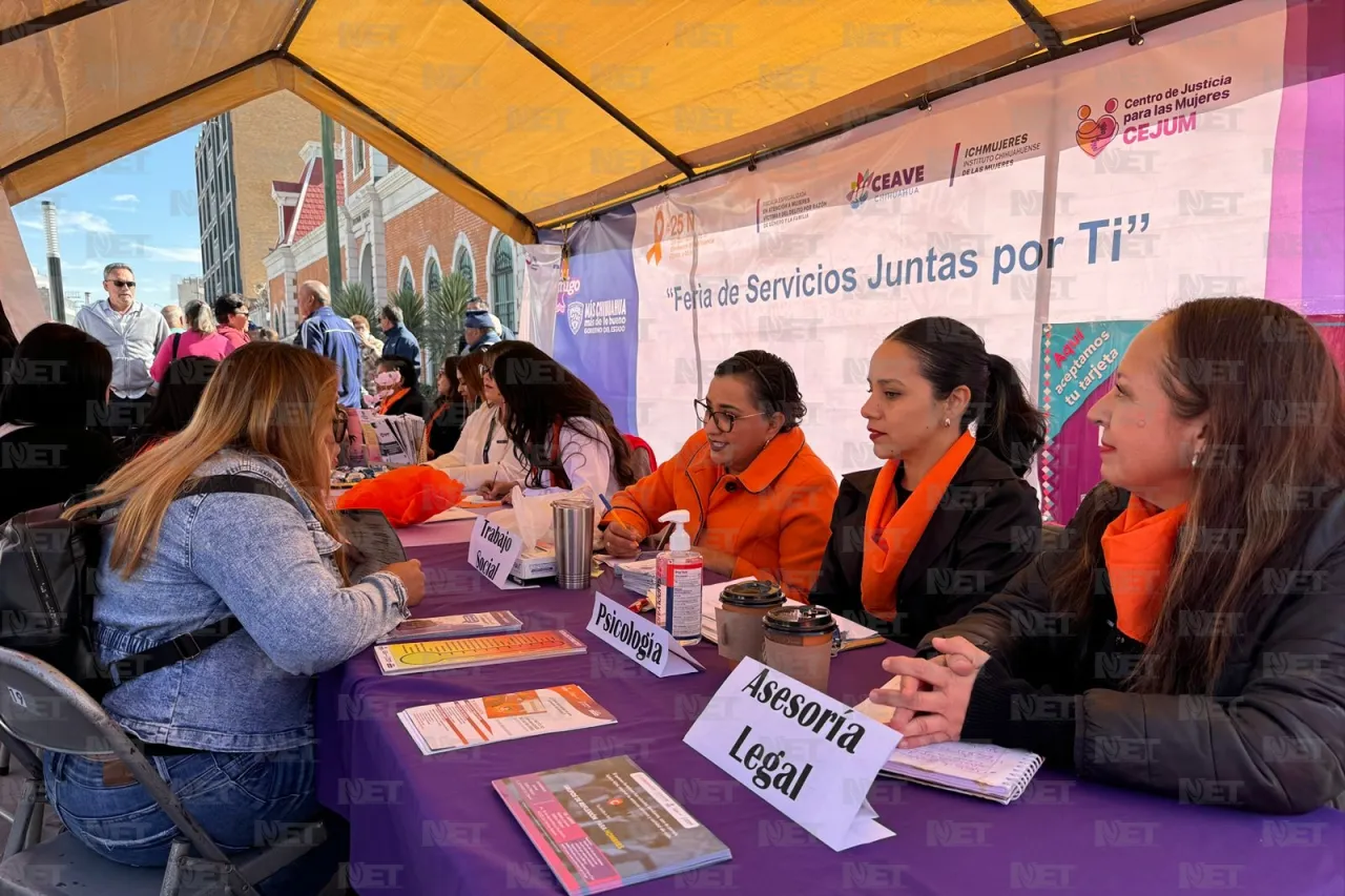 Invitan a feria de servicios enfocada en la atención a la violencia familiar