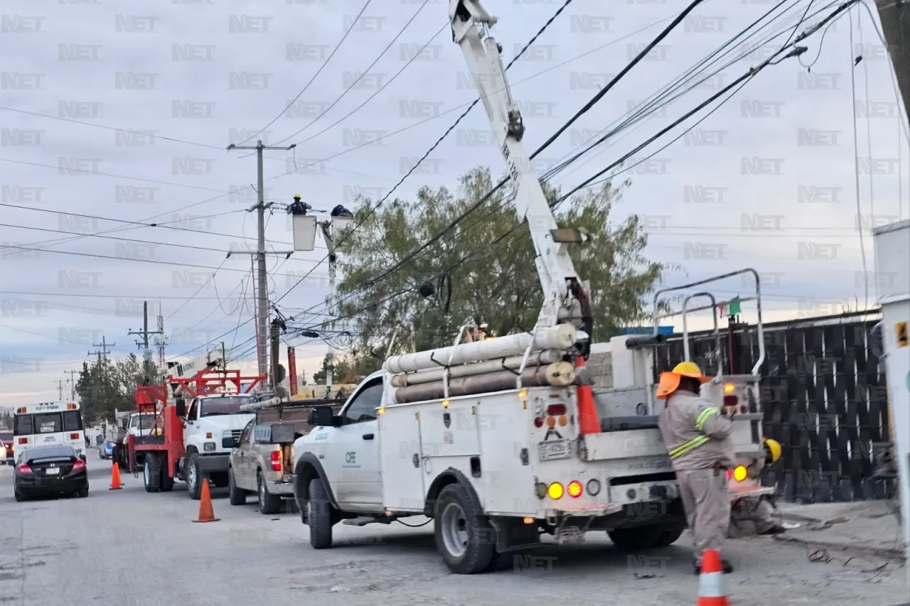 Trabaja CFE para restaurar electricidad en Cereso