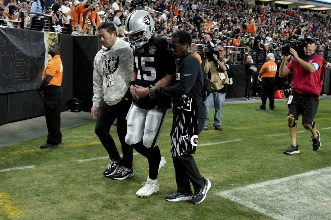 Raiders: QB Gardner Minshew se pierde resto de la temporada por lesión