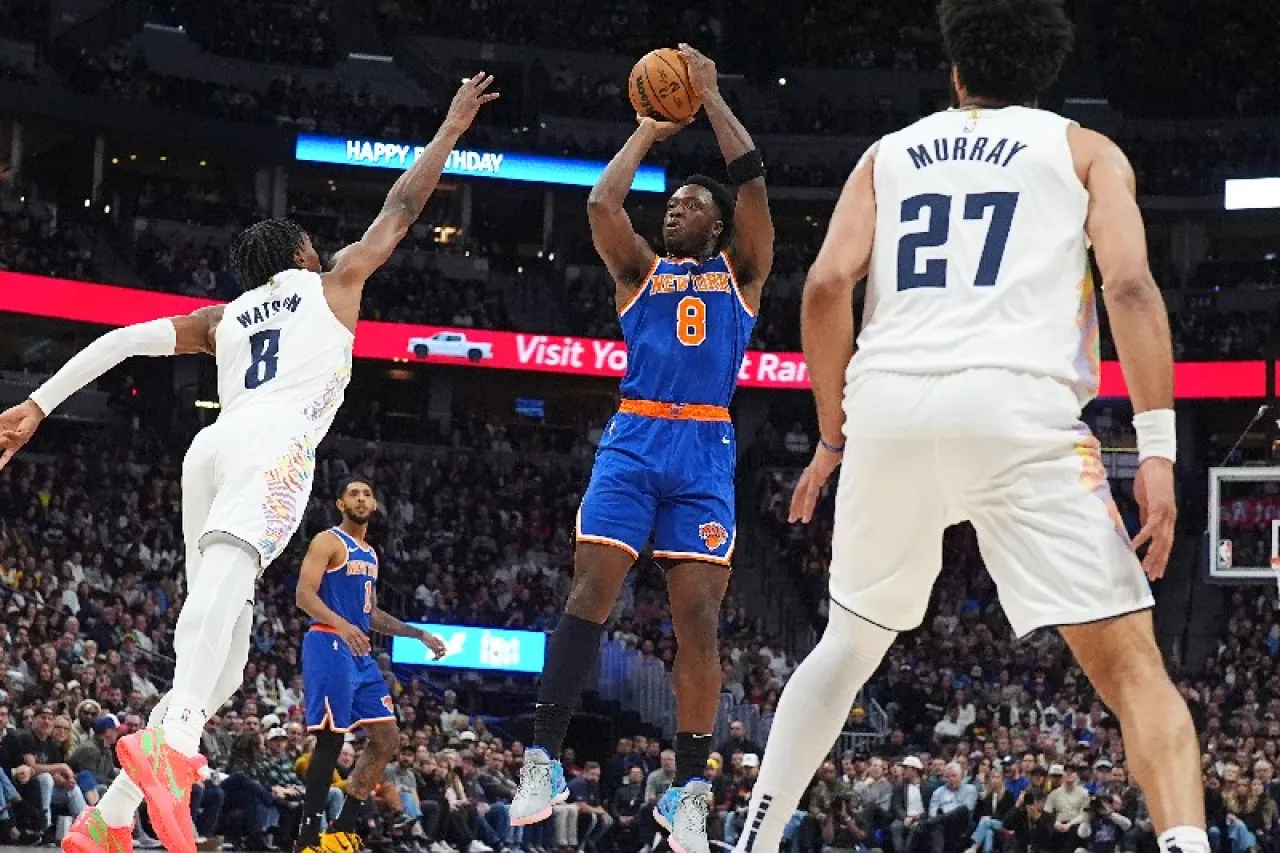 OG Anunoby encesta 40 unidades en paliza de los Knicks vs Denver