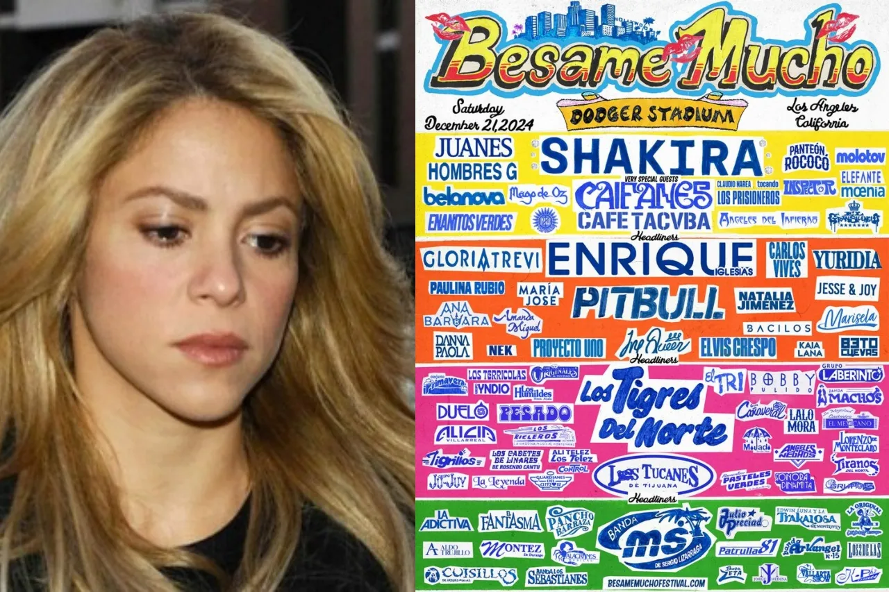 Cancelan el festival Bésame Mucho en LA y culpan a Shakira por ello