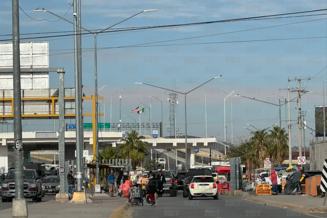 Cruces internacionales siguen vacíos por festivo en El Paso