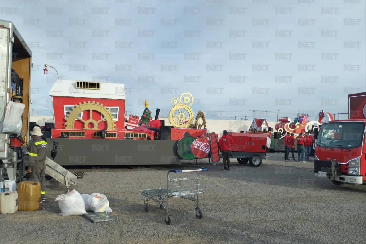 Preparan magia de la Caravana Coca-Cola en Juárez