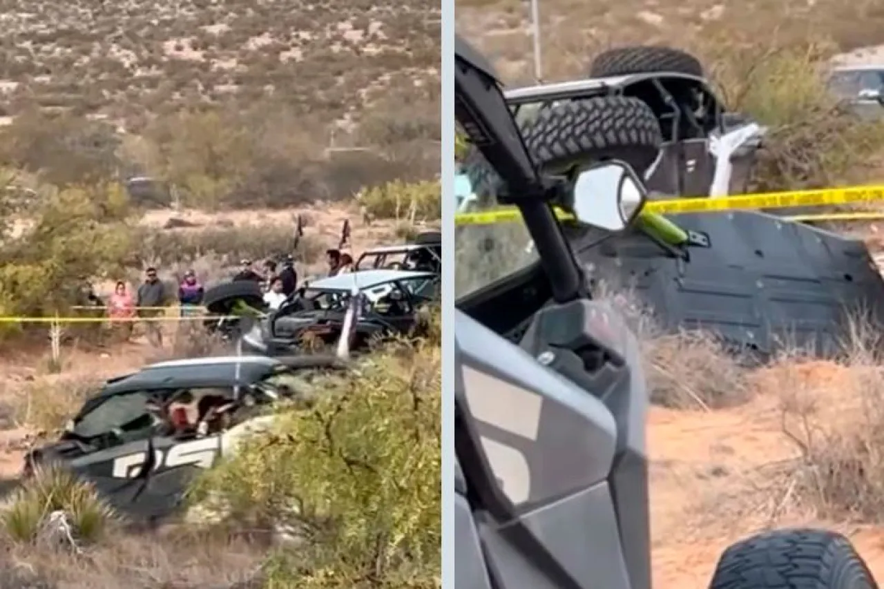 Accidente entre autos todo terreno en Red Sands deja a una persona herida