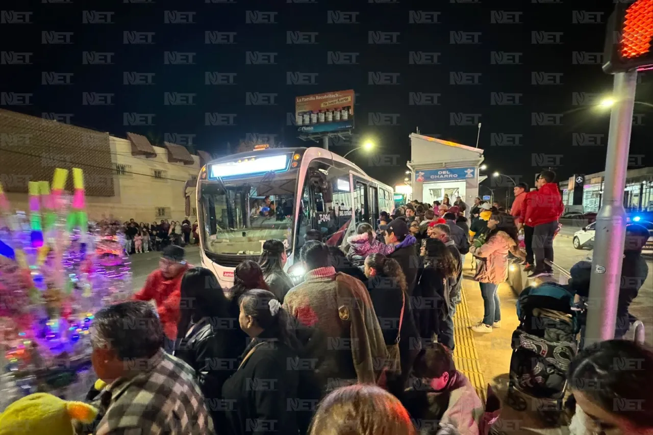 Mantiene Juárez Bus servicio en la Paseo Triunfo pese a Caravana