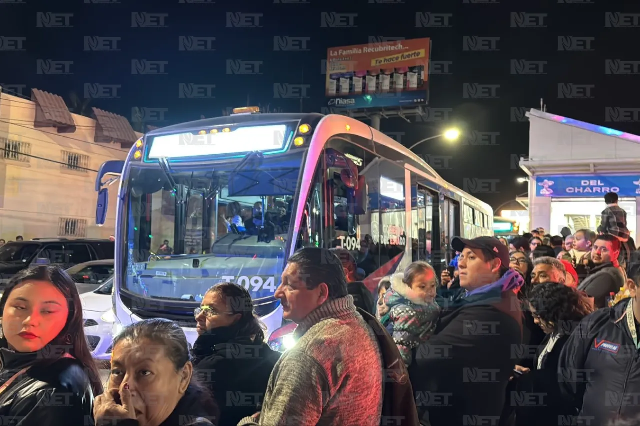 Mantiene Juárez Bus servicio en la Paseo Triunfo pese a Caravana