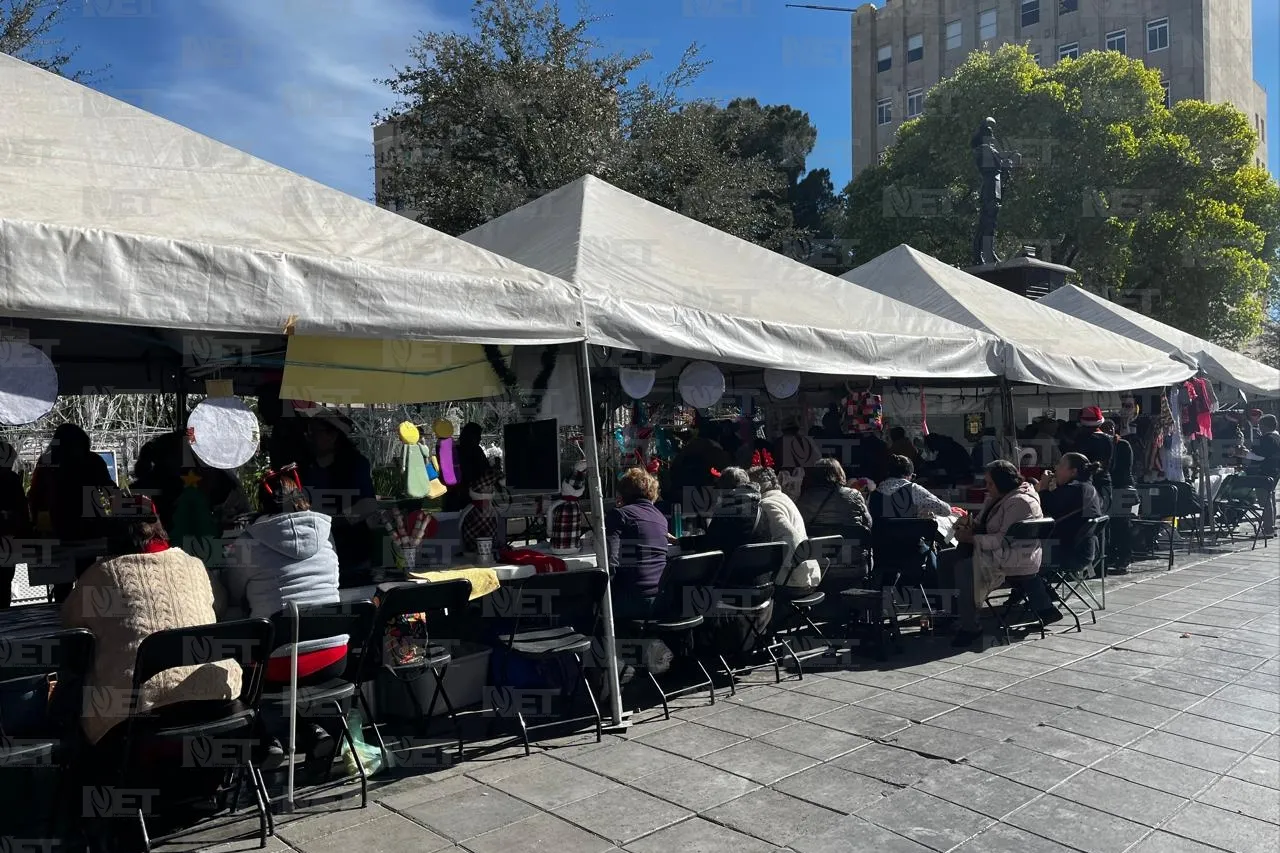 Gran afluencia en Bazar Navideño de 'abuelitos' en Chihuahua