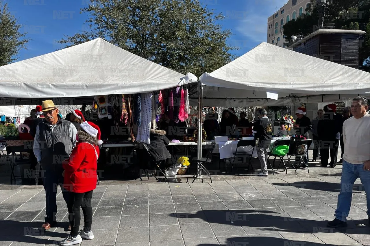 Gran afluencia en Bazar Navideño de 'abuelitos' en Chihuahua