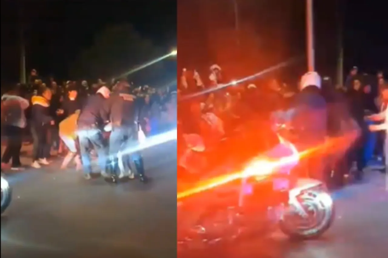 Video: Mujeres se dan con todo a golpes en la Caravana Coca - Cola