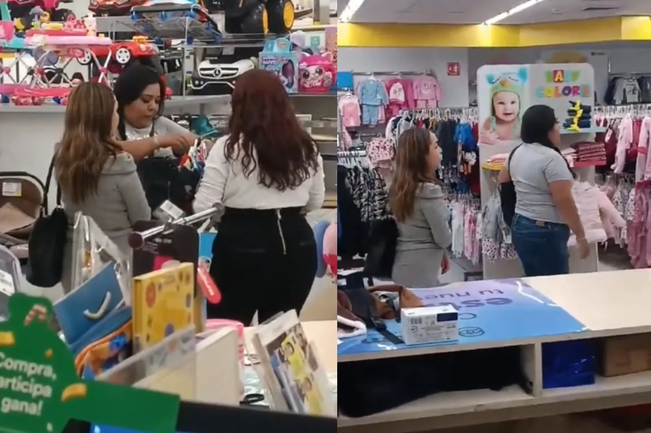 'Y todavía se enoja'; atrapan a 2 mujeres robando calzones en Coppel