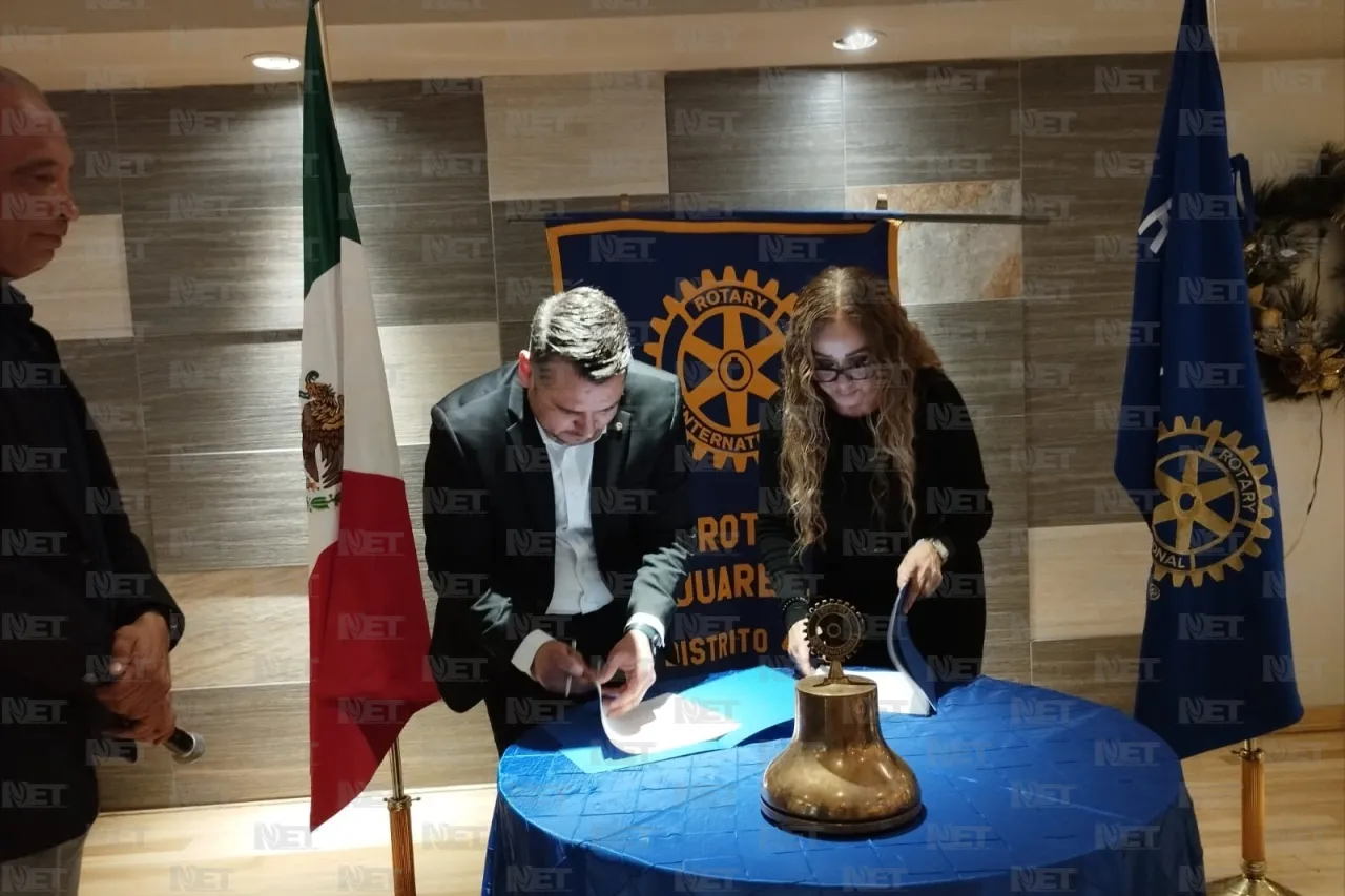 Firman convenio Club Rotario y Canacintra para entregar becas universitarias