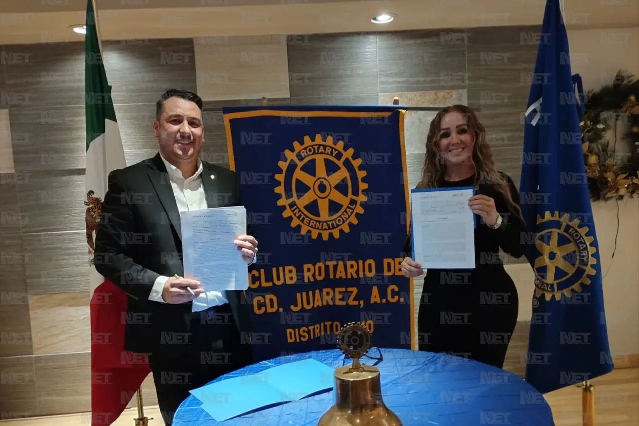 Firman convenio Club Rotario y Canacintra para entregar becas universitarias