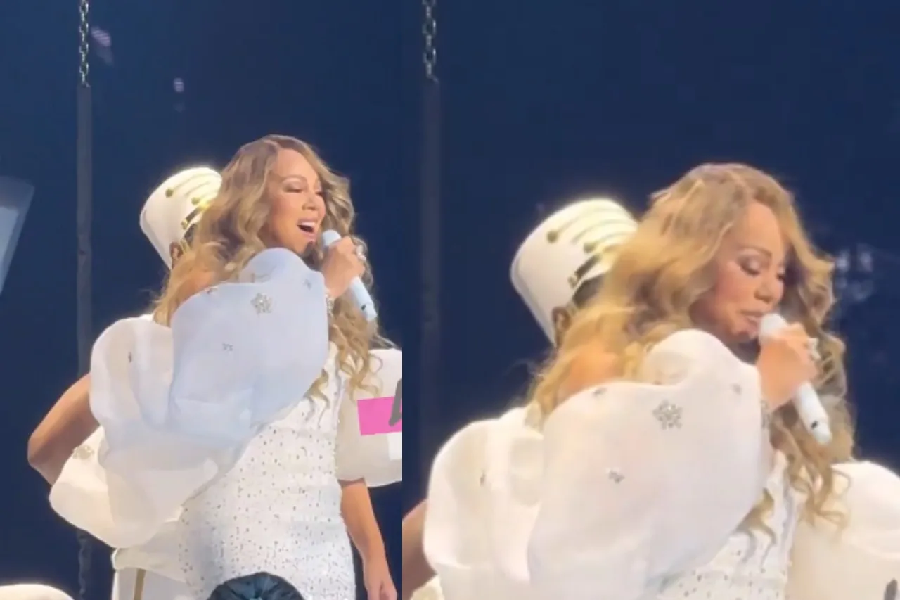 'All I want for Christmas...' Mariah Carey se queda sin voz en pleno concierto