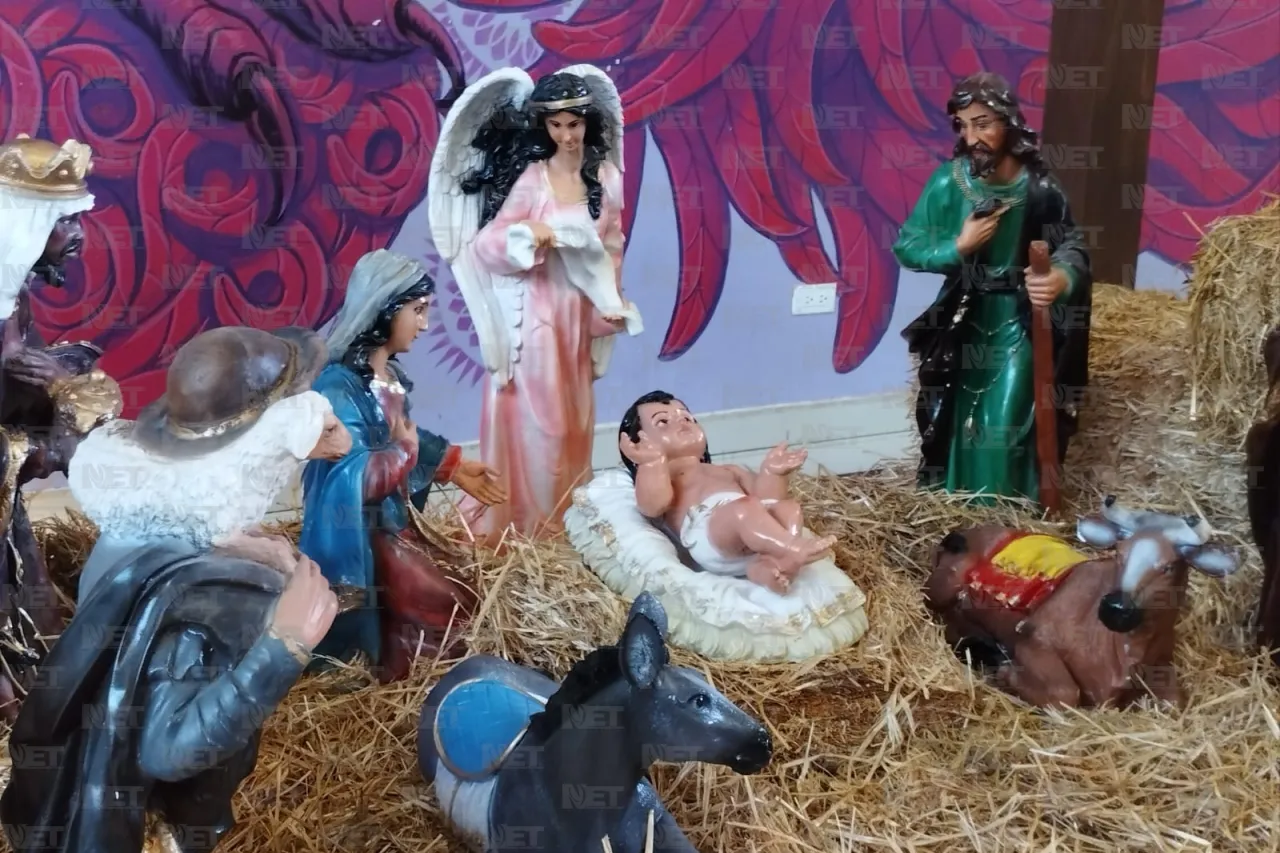 Instalan nacimiento de Jesús en Pueblito Mexicano