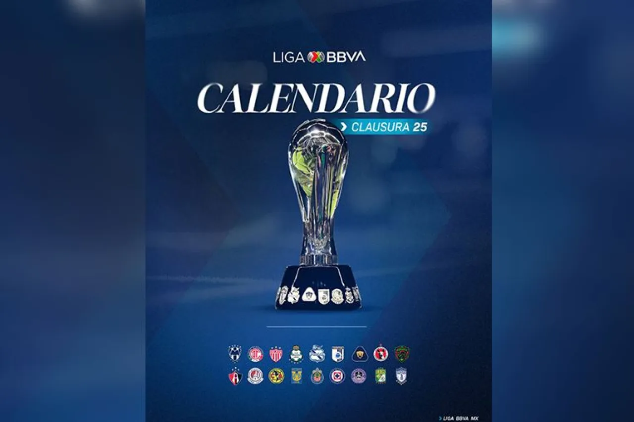 Liberan calendario del torneo Clausura 25 de la Liga MX