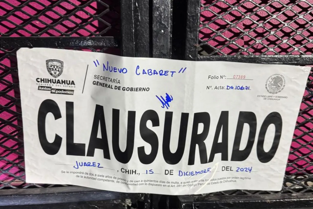 Clausura Gobernación Nuevo Cabaret por hechos violentos