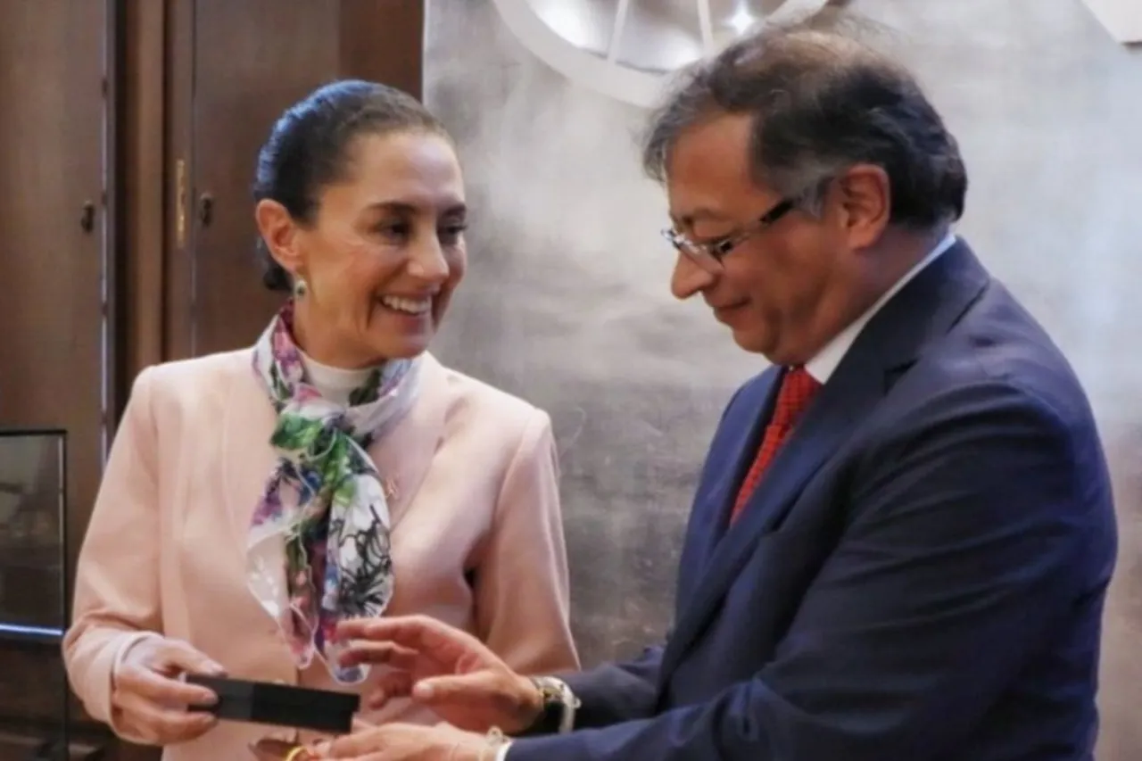 Sheinbaum y Gustavo Petro se reunirán hoy en Palacio Nacional