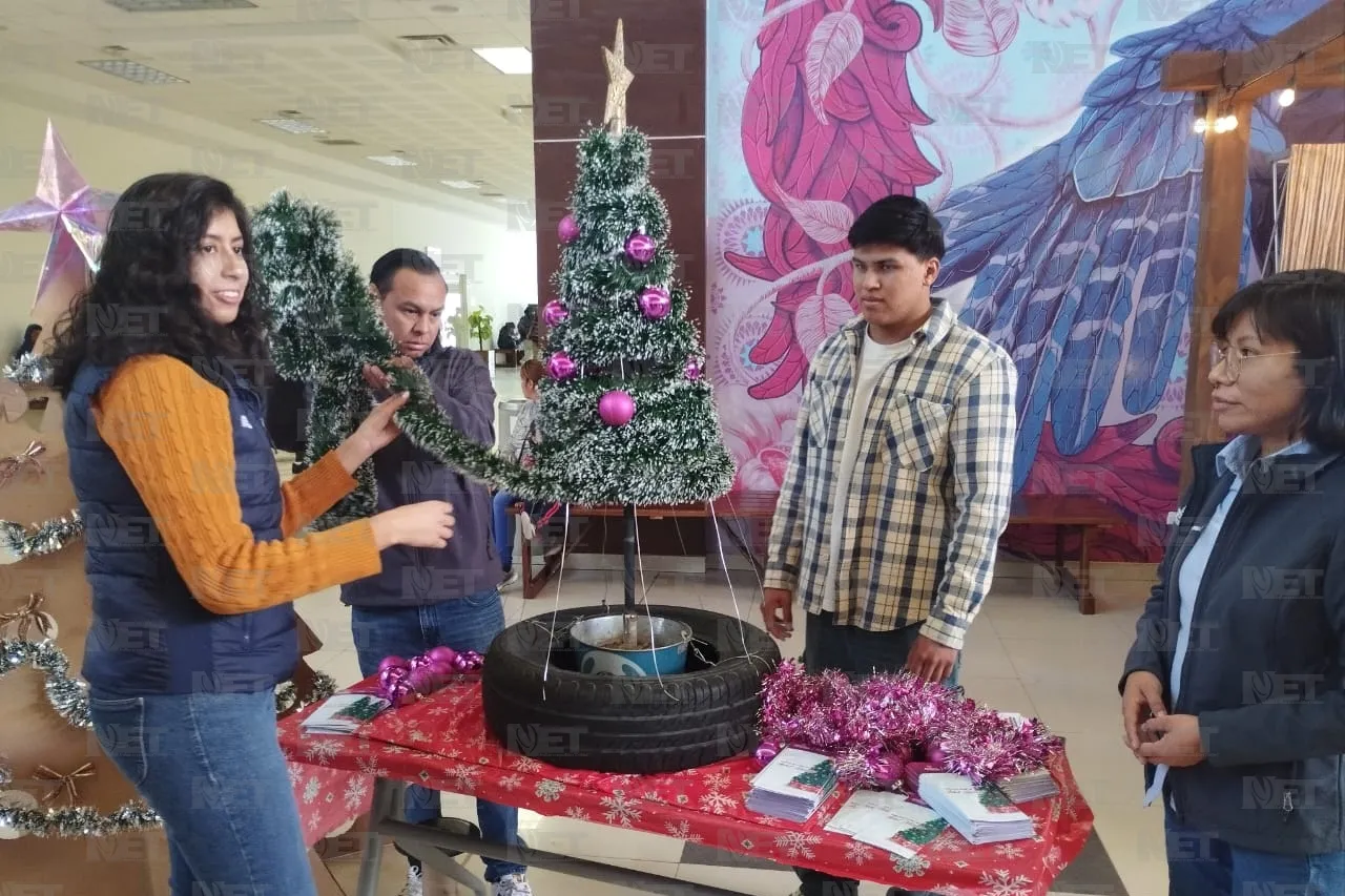 Aprende a hacer arbolitos de Navidad con materiales reciclados