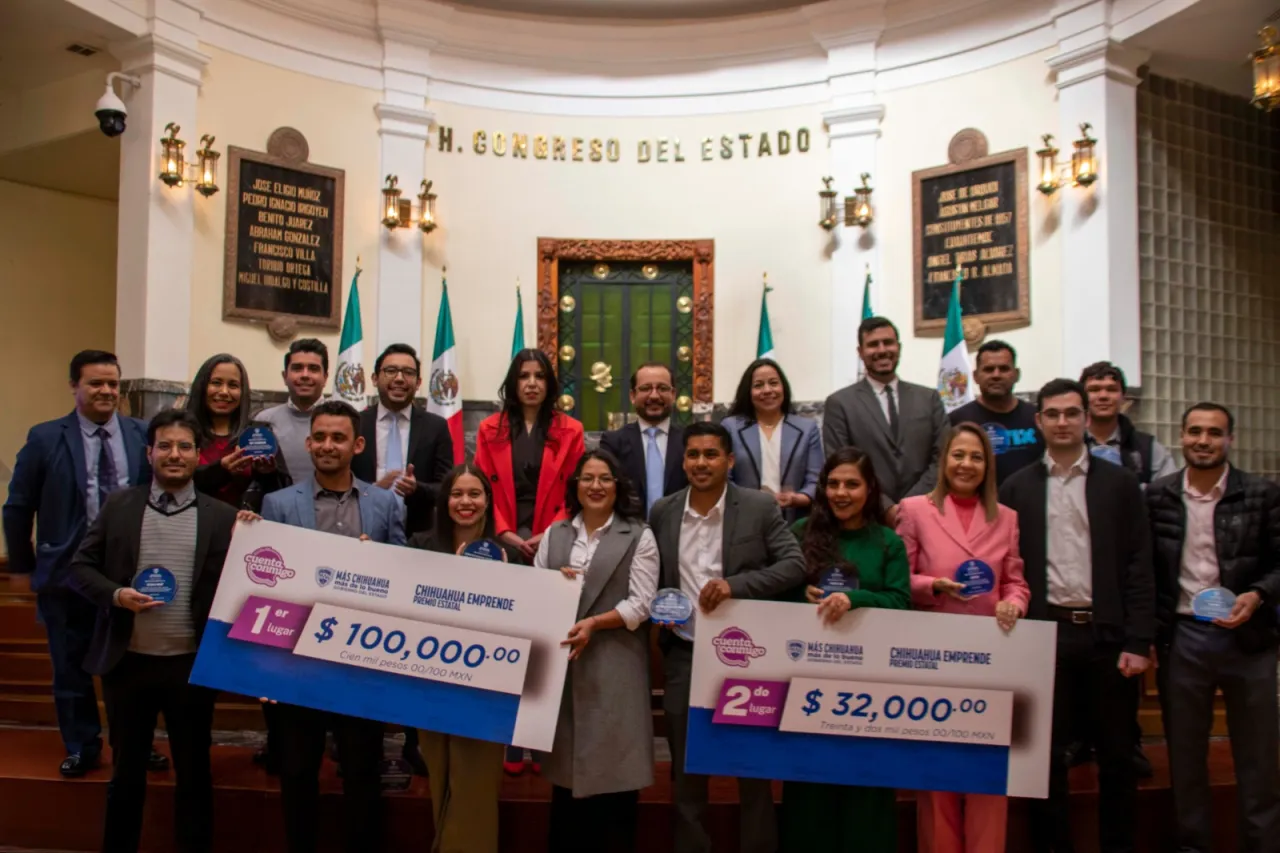 Entrega Gobierno del Estado el Premio Chihuahua Emprende 2024