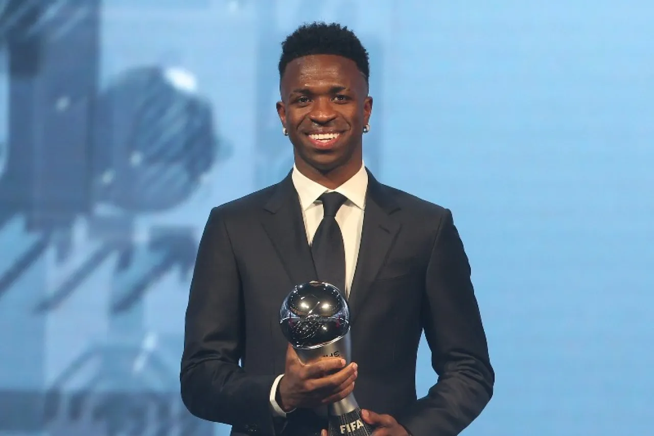 Gana Vinicius premio 'The Best' de la FIFA