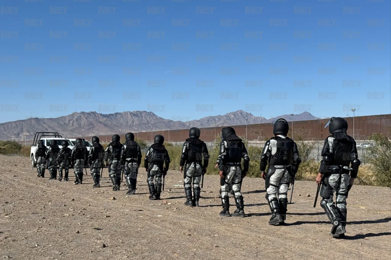 Migrantes permanecen en el río Bravo; Guardia Nacional monitorea la zona 