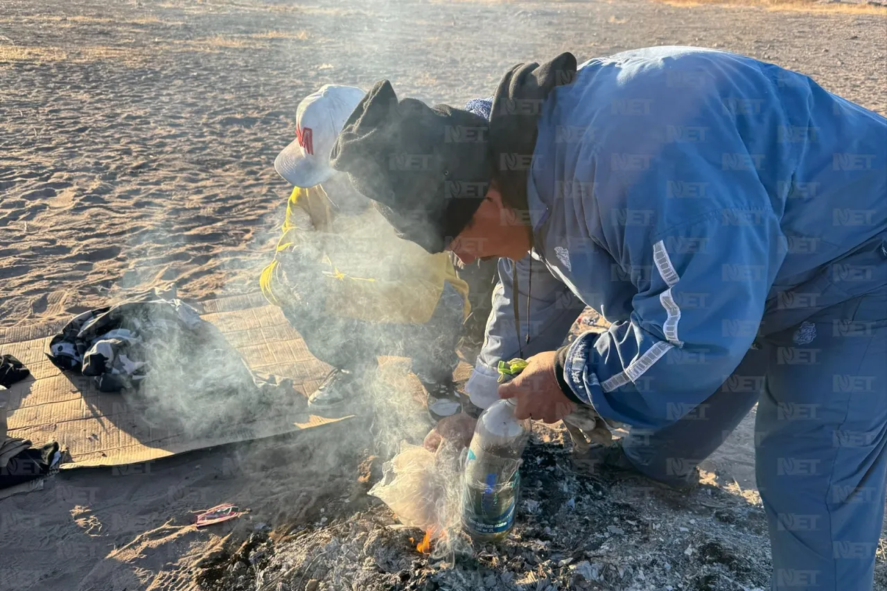 Fotos: Duermen migrantes a las orillas del Río Bravo pese a frío