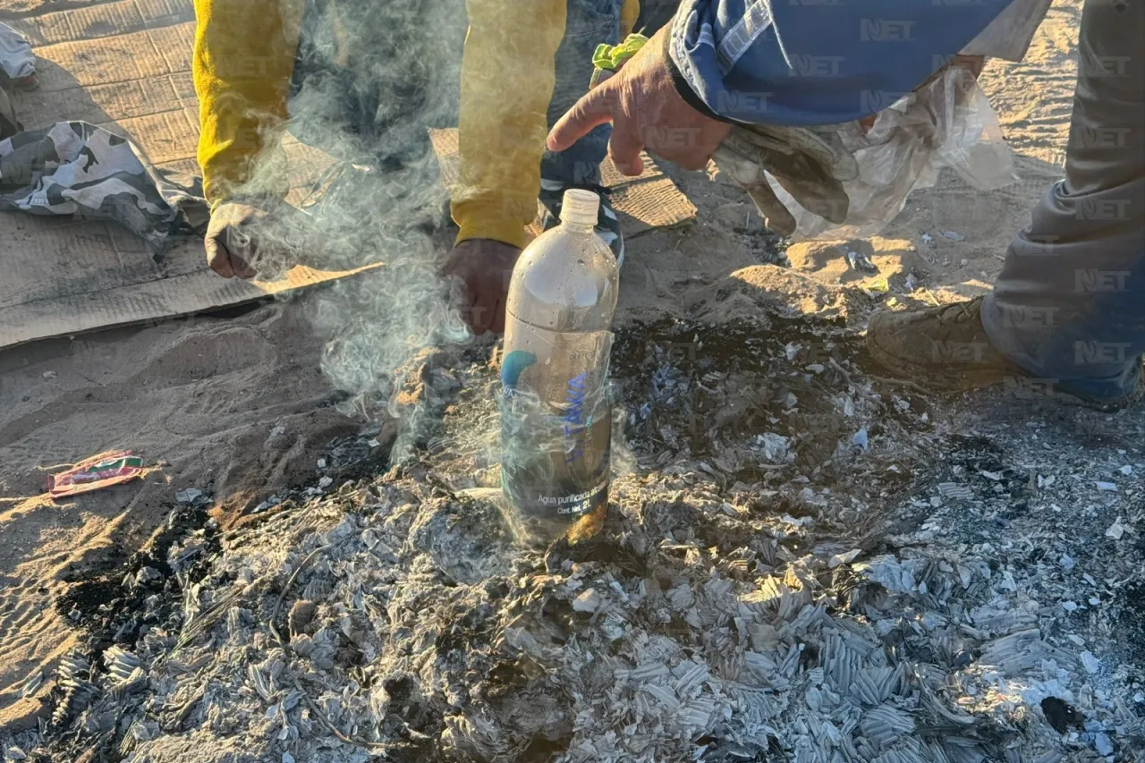 Fotos: Duermen migrantes a las orillas del Río Bravo pese a frío