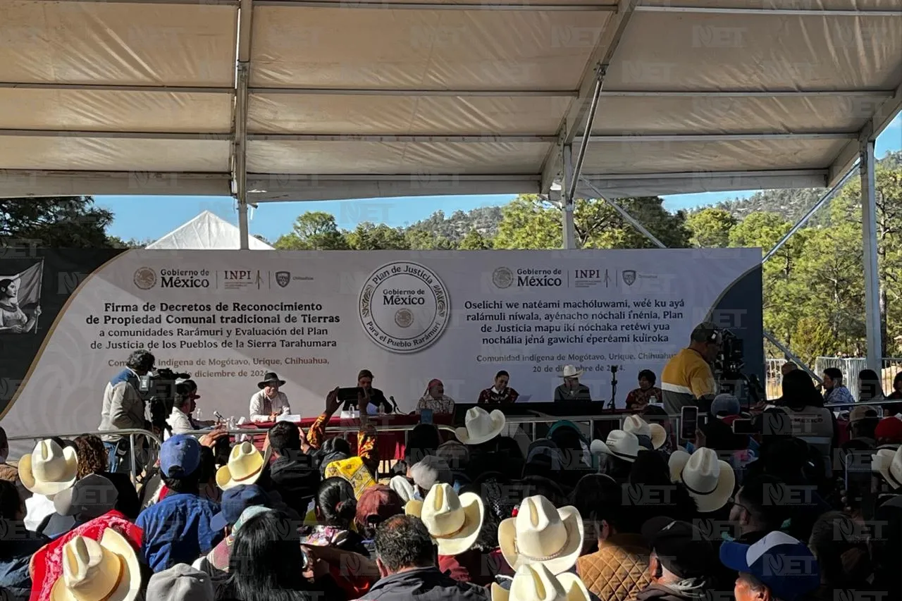 Encabeza Sheinbaum restitución de tierras a comunidades indígenas