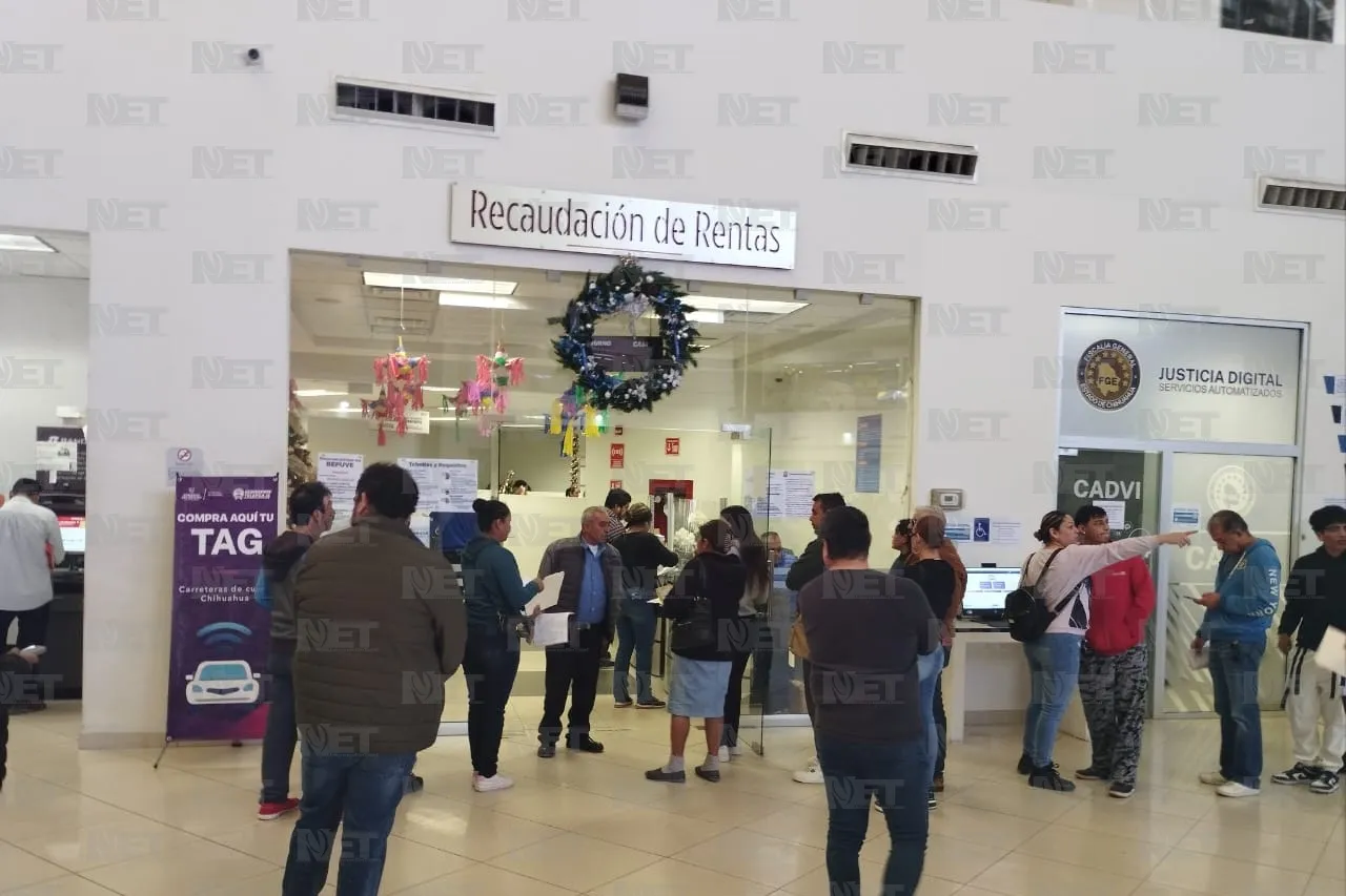 Todo al último; saturan oficinas de Recaudación de Rentas