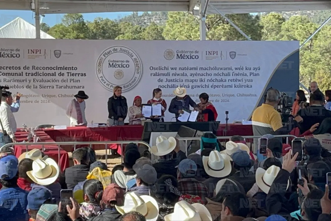 Encabeza Sheinbaum restitución de tierras a comunidades indígenas