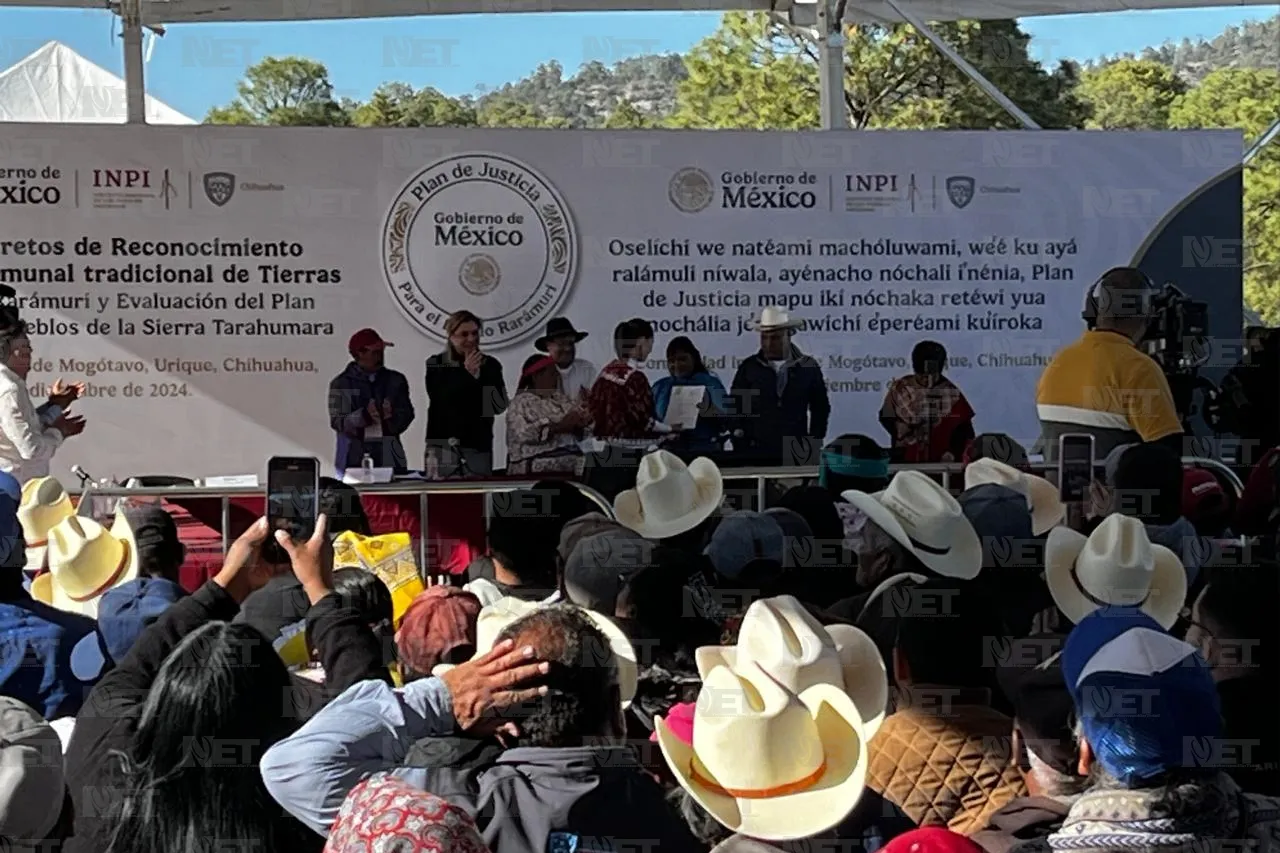 Encabeza Sheinbaum restitución de tierras a comunidades indígenas