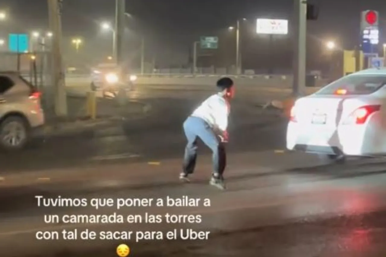 Se quedan sin dinero y se ponen a bailar en semáforo para conseguir para el taxi