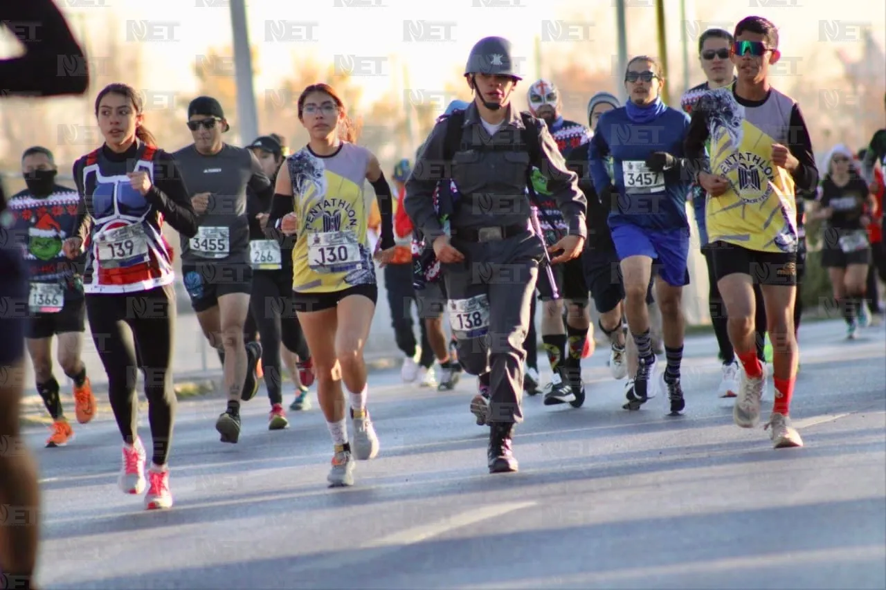 ¡Se logró! Última carrera de circuito atlético pedestre fue navideña