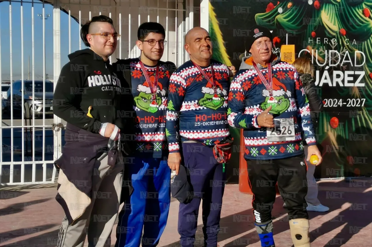 ¡Se logró! Última carrera de circuito atlético pedestre fue navideña