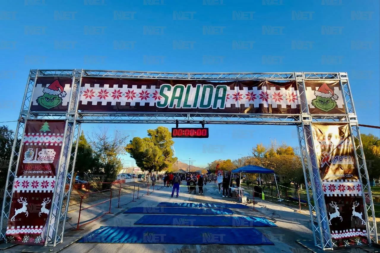 ¡Se logró! Última carrera de circuito atlético pedestre fue navideña