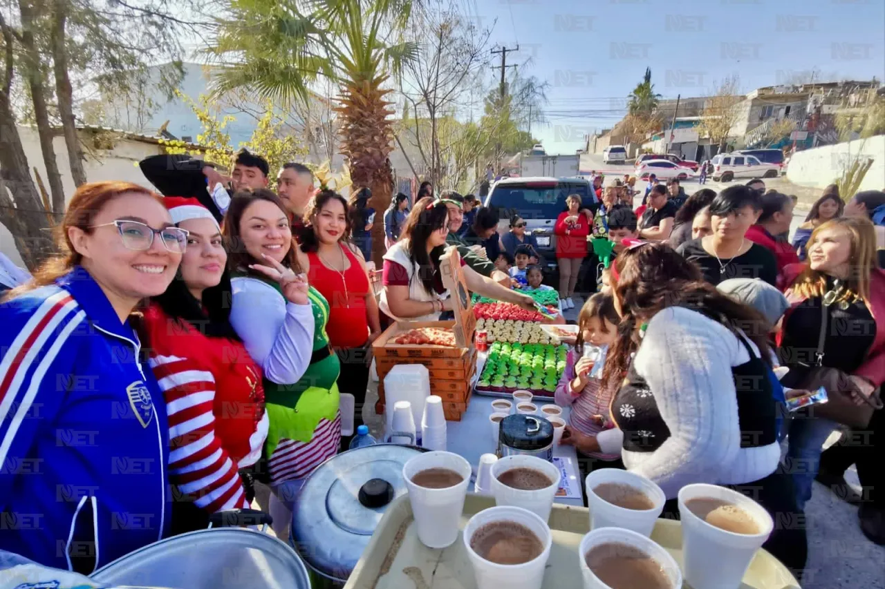 Vecinos de la colonia Libertad se organizan y hacen megaposada