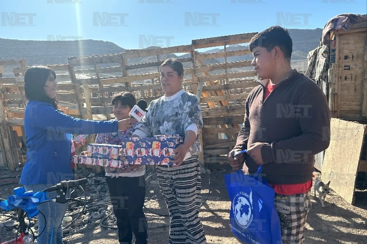 Regalan juarenses una Navidad de ensueño para la familia Jiménez 