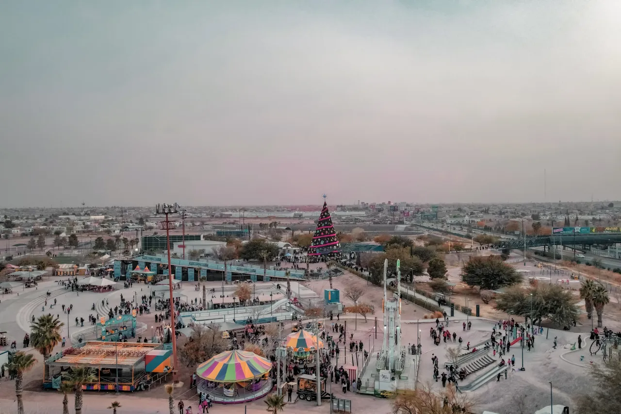 Visitan más de 30 mil personas el Parque Central durante Navidad