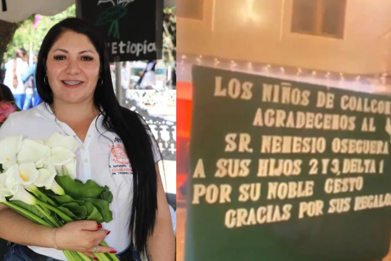 Alcaldesa en Michoacán agradece al 'Mencho' regalos de Navidad para niños