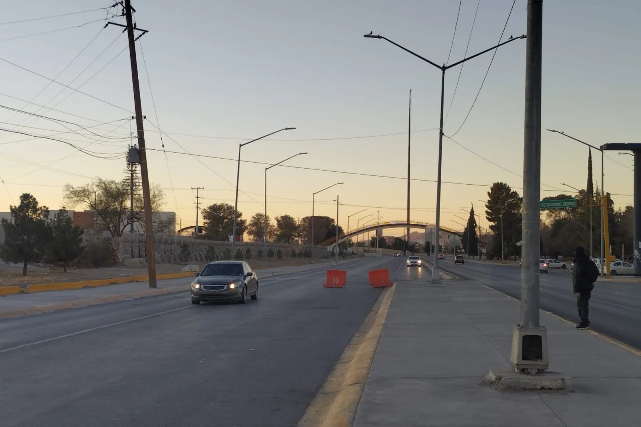 Vacíos puentes internacionales este sábado en Juárez