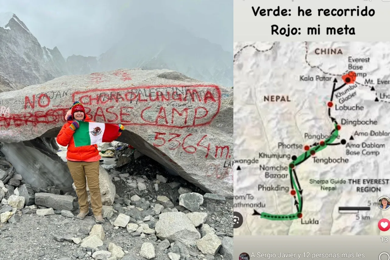 Escala estudiante de la UACh el Everest; llega a campamento base