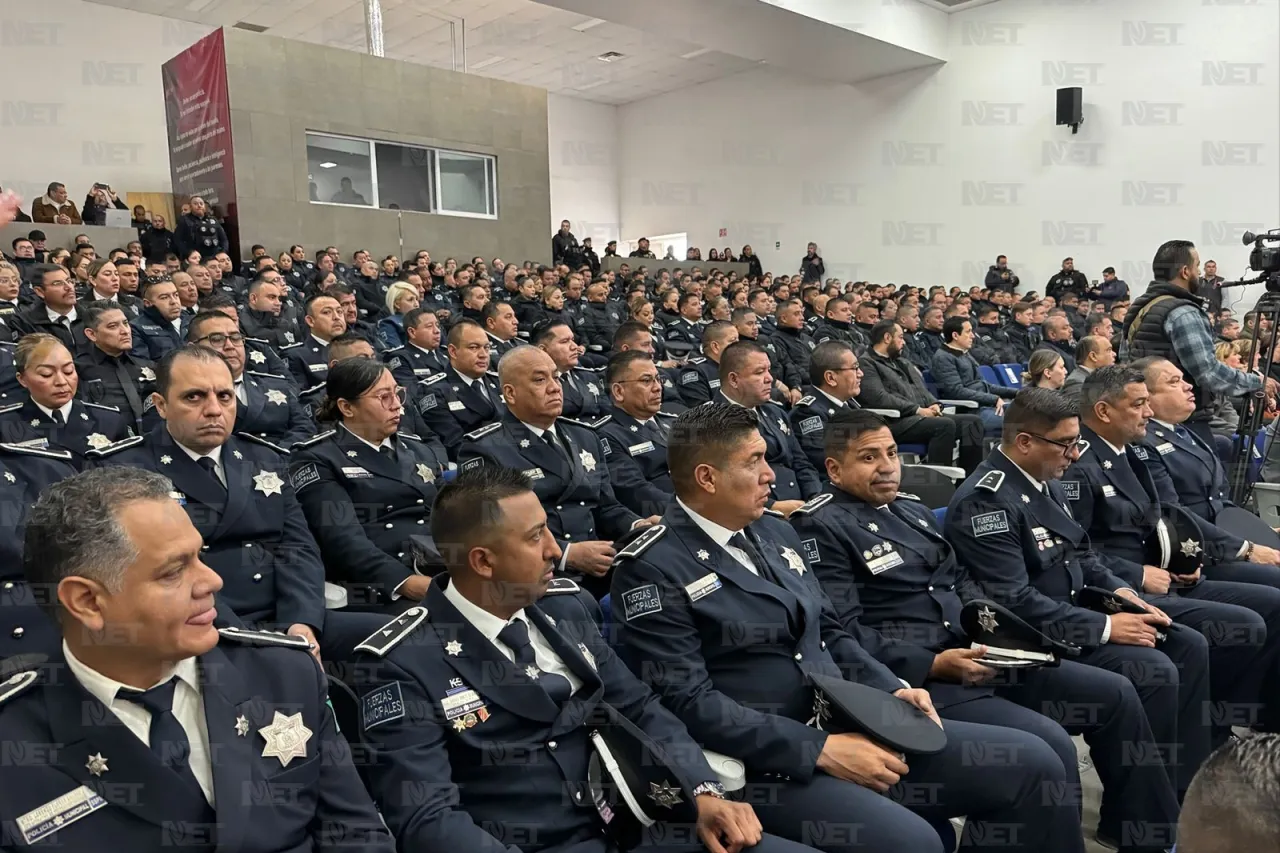 Conmemoran el Día del Policía con misa en Academia Municipal en Juárez