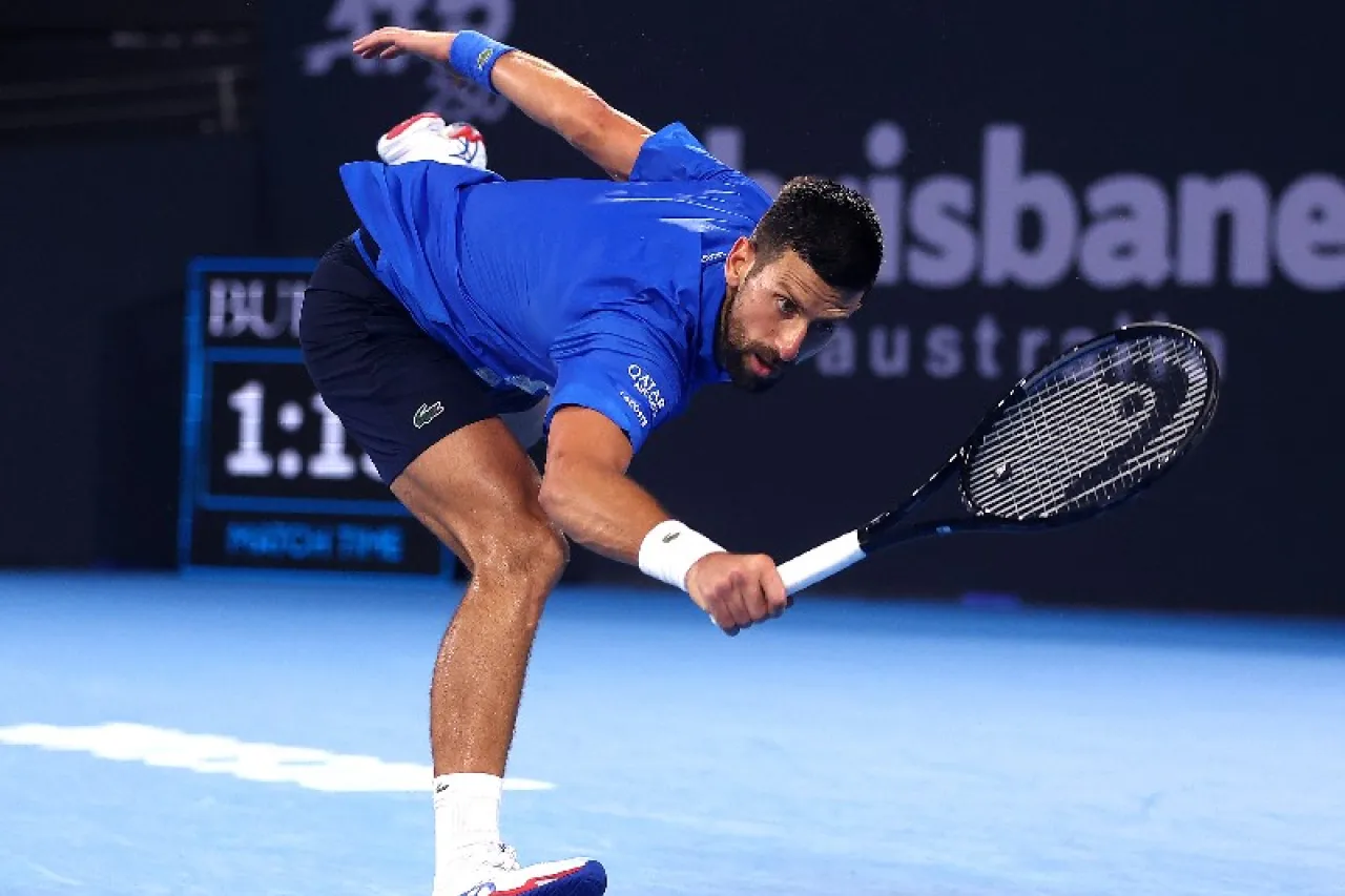 Tumban a Djokovic en el Abierto de Brisbane