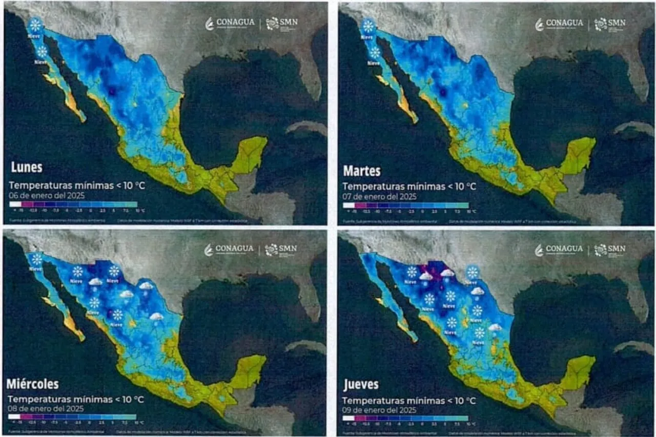 Doble golpe invernal azotará gran parte de EU; afectará a Juárez