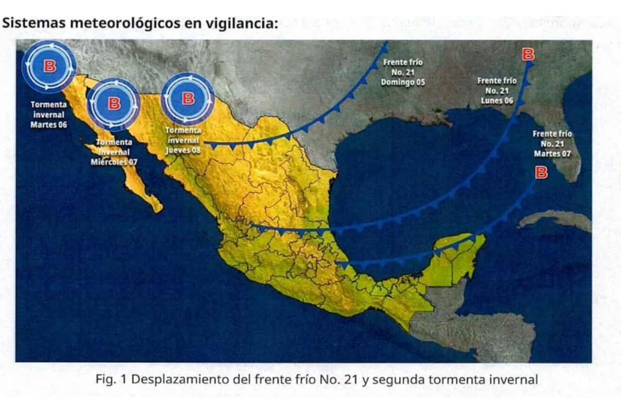 Doble golpe invernal azotará gran parte de EU; afectará a Juárez